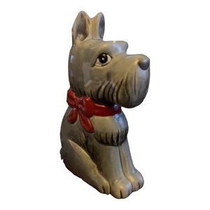 Schnauzer Dog Figurine - 8.5" Tall Strata Group Ceramic